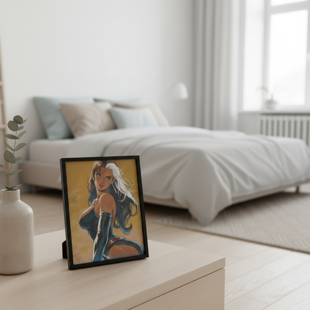 Rogue Print - Scandinavian Bedroom