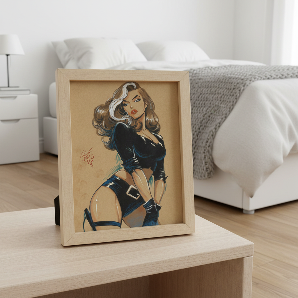 Rogue Print - Scandinavian Bedroom