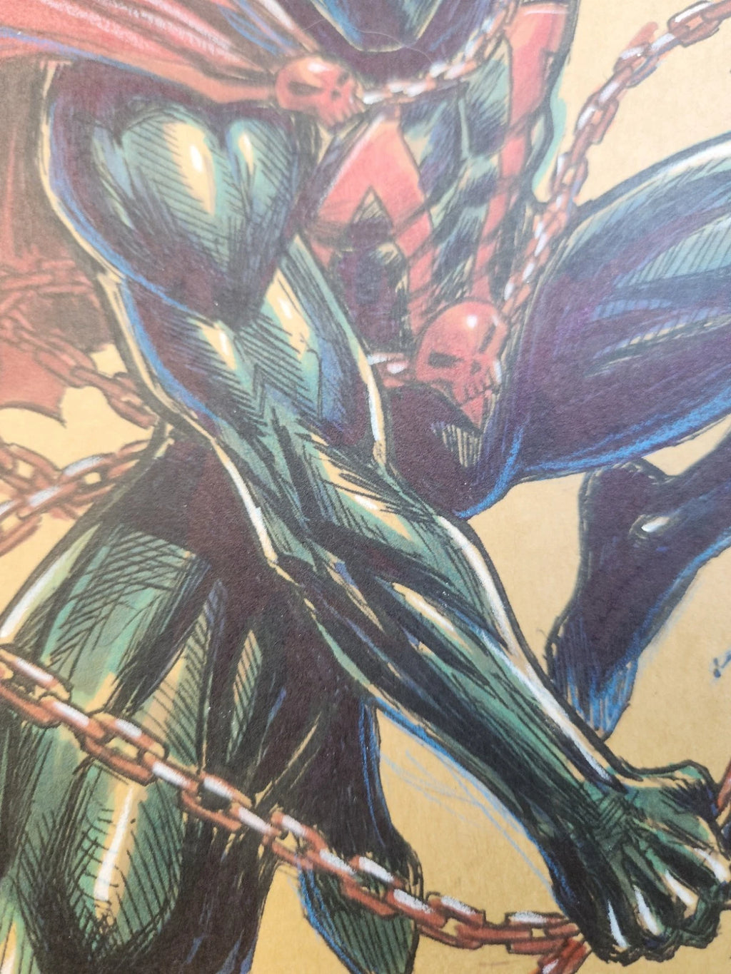 Spawn Comic Art Original Fine Mixed Media | Rare 1 of 1 | COA Included | 8.5x11 on Premium Archival Cardstock