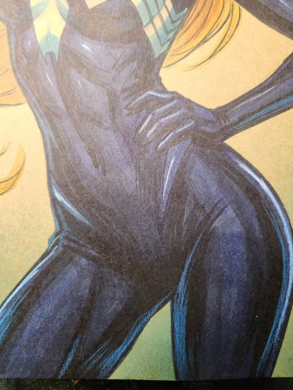 Gwenom Gwen x Venom Comic Art Original Fine Mixed Media | Rare 1 of 1 | COA Included | 8.5x11 on Premium Archival Cardstock