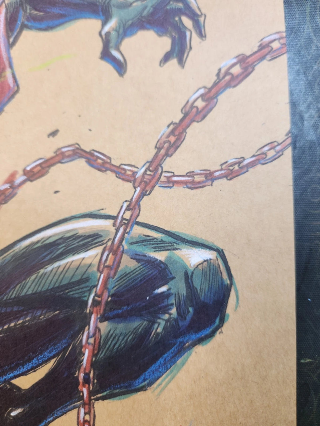 Spawn Comic Art Original Fine Mixed Media | Rare 1 of 1 | COA Included | 8.5x11 on Premium Archival Cardstock