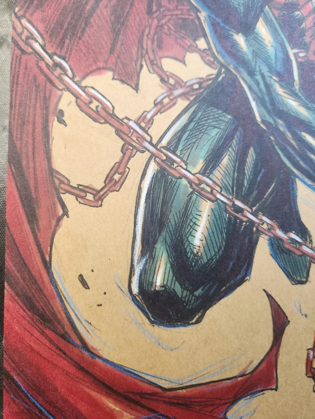 Spawn Comic Art Original Fine Mixed Media | Rare 1 of 1 | COA Included | 8.5x11 on Premium Archival Cardstock