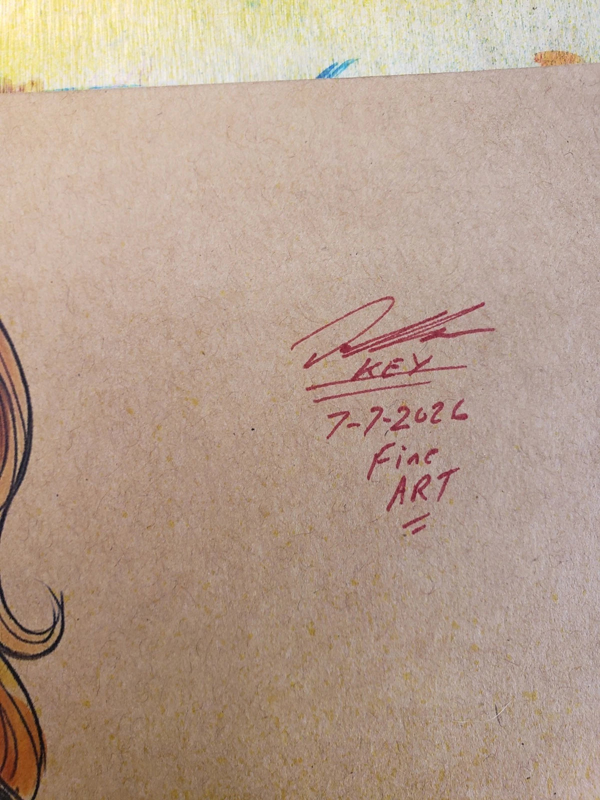 Shanna Comic Art Original Fine Mixed Media | Rare 1 of 1 | COA Included | 8.5x11 on Premium Archival Cardstock