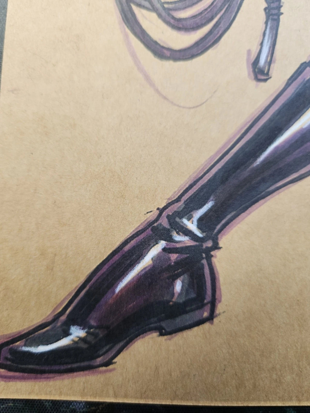 Catwoman Comic Art Original Fine Mixed Media | Rare 1 of 1 | COA Included | 8.5x11 on Premium Archival Cardstock