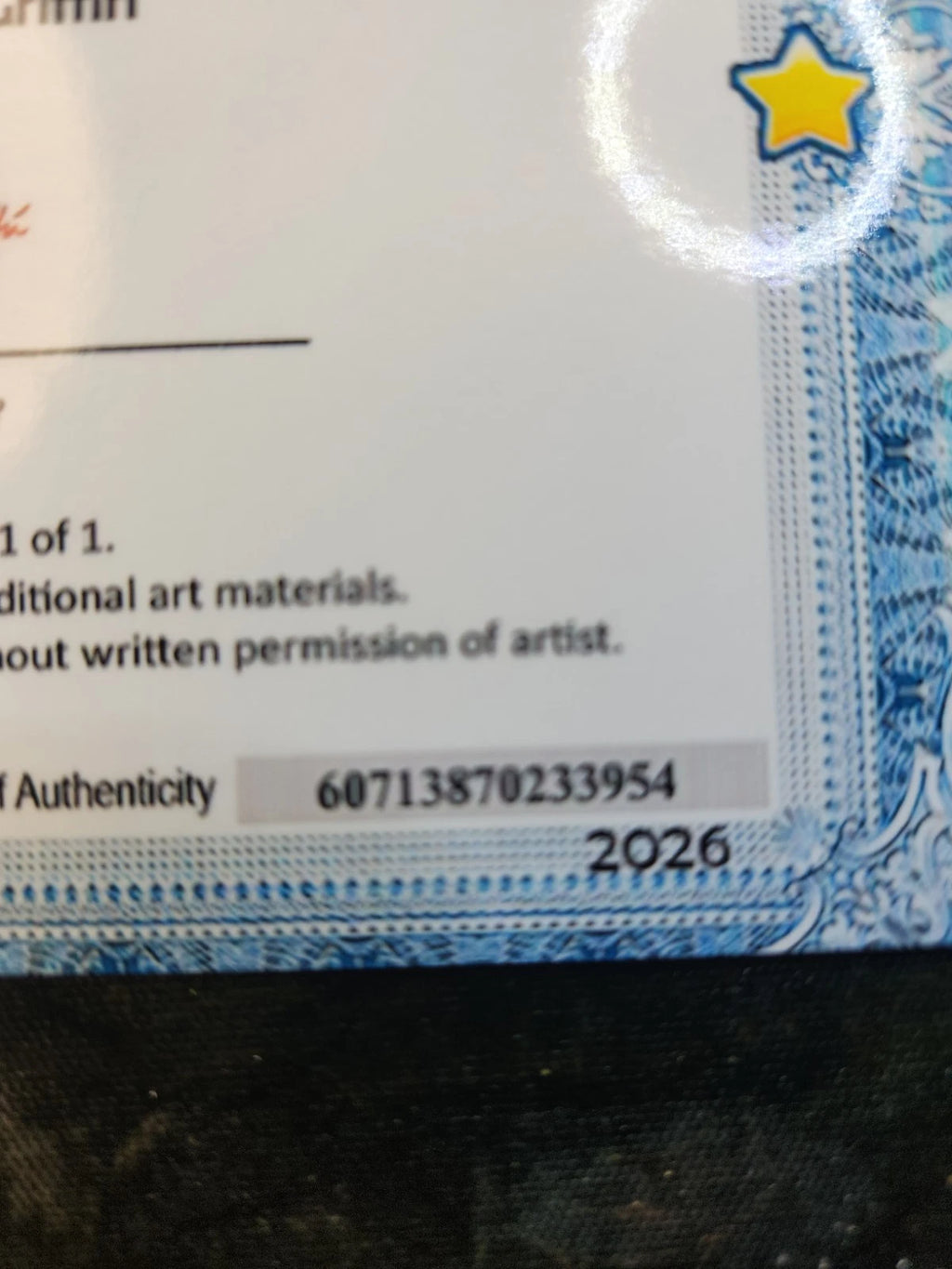 Sue Storm Comic Art Original Fine Mixed Media | Rare 1 of 1 | COA Included | 8.5x11 on Premium Archival Cardstock