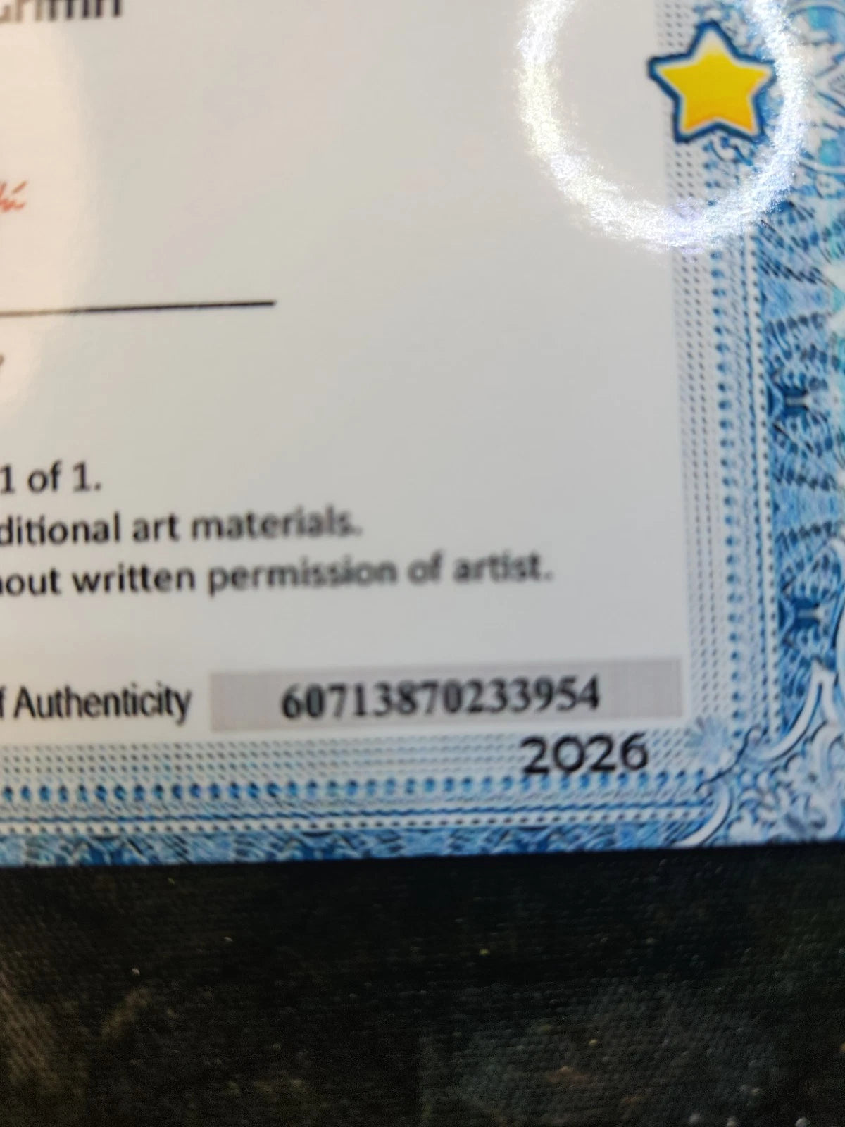 Sue Storm Comic Art Original Fine Mixed Media | Rare 1 of 1 | COA Included | 8.5x11 on Premium Archival Cardstock