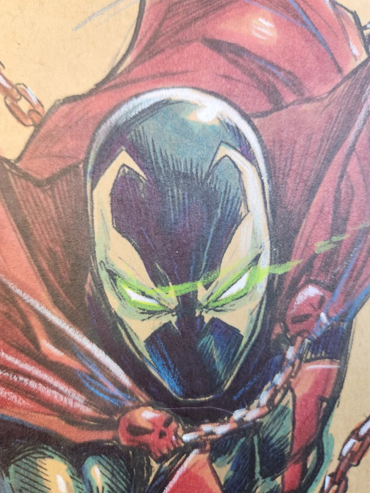 Spawn Comic Art Original Fine Mixed Media | Rare 1 of 1 | COA Included | 8.5x11 on Premium Archival Cardstock