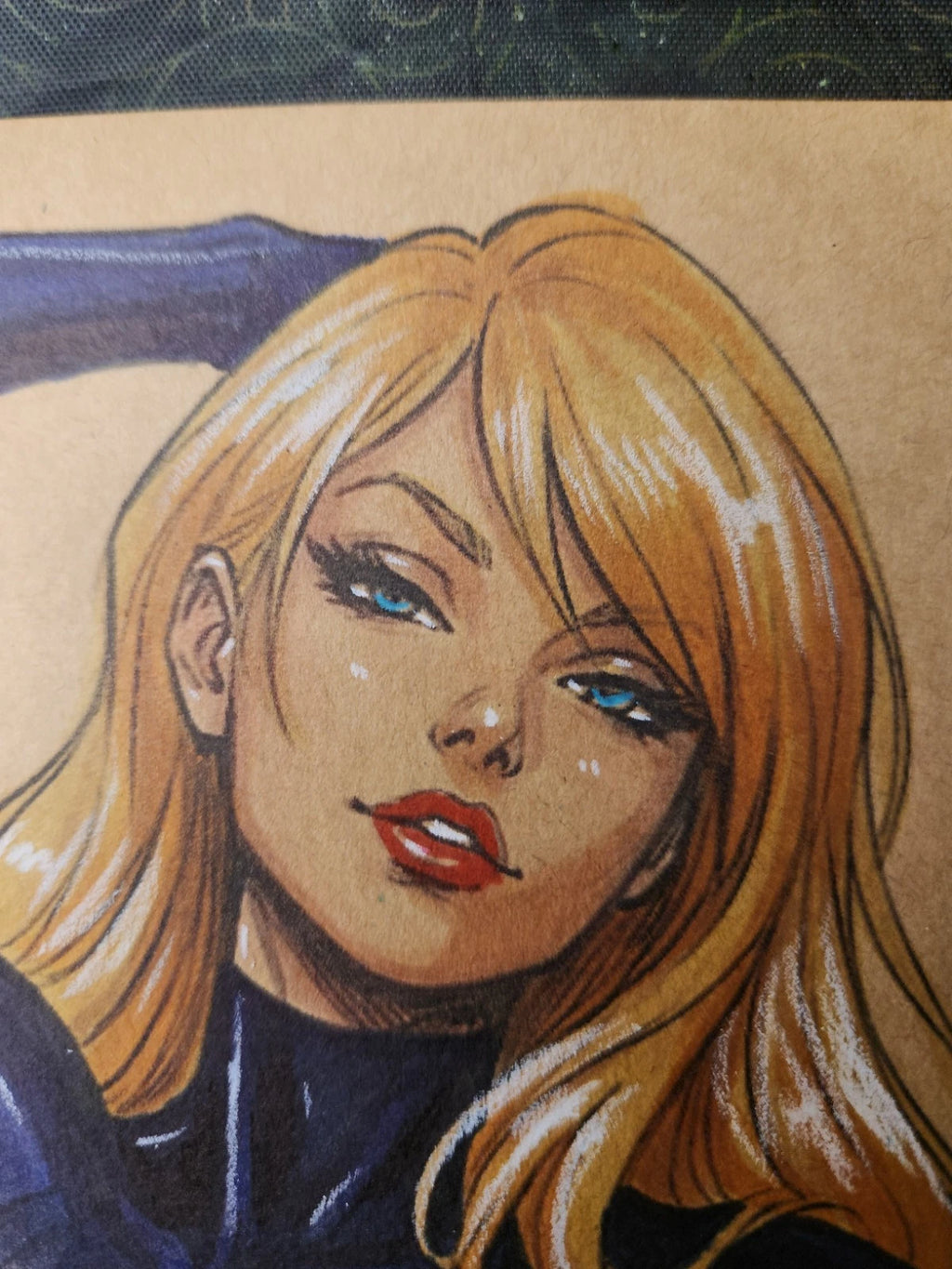 Gwenom Gwen x Venom Comic Art Original Fine Mixed Media | Rare 1 of 1 | COA Included | 8.5x11 on Premium Archival Cardstock