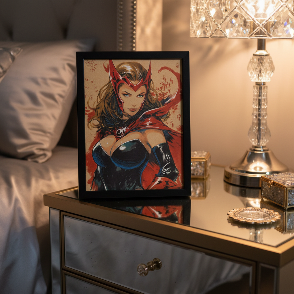 Scarlet Witch Print - Luxe Mirrored