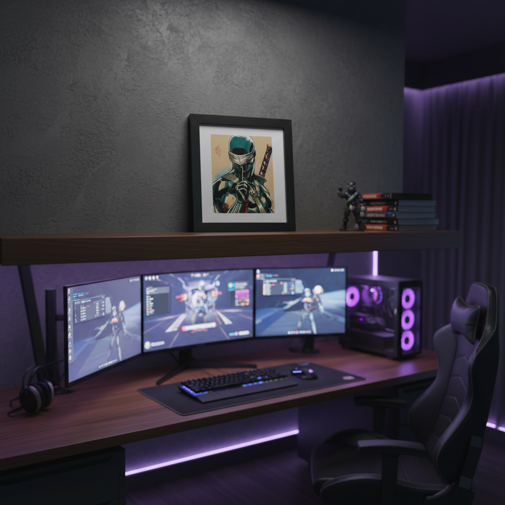 Snake Eyes Print - Luxury Man Cave