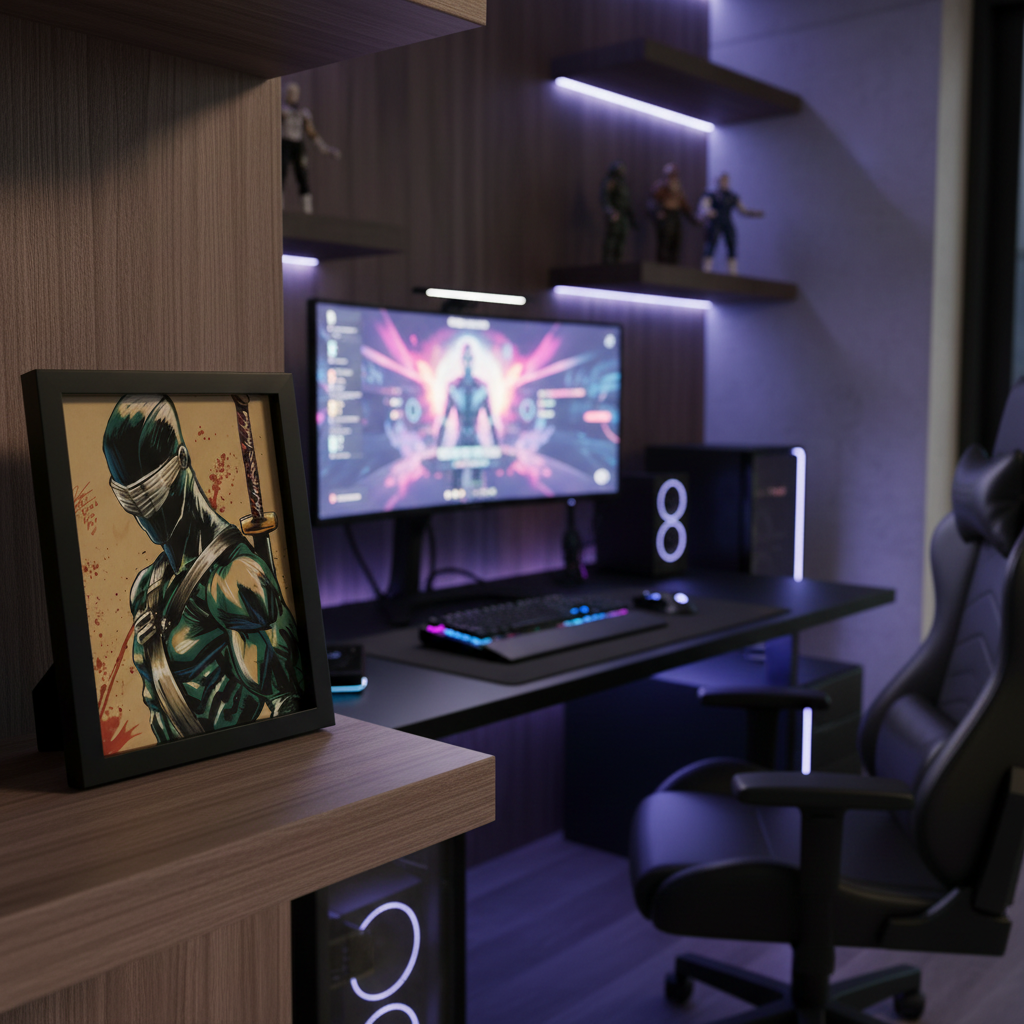 Snake Eyes Print - Luxury Man Cave