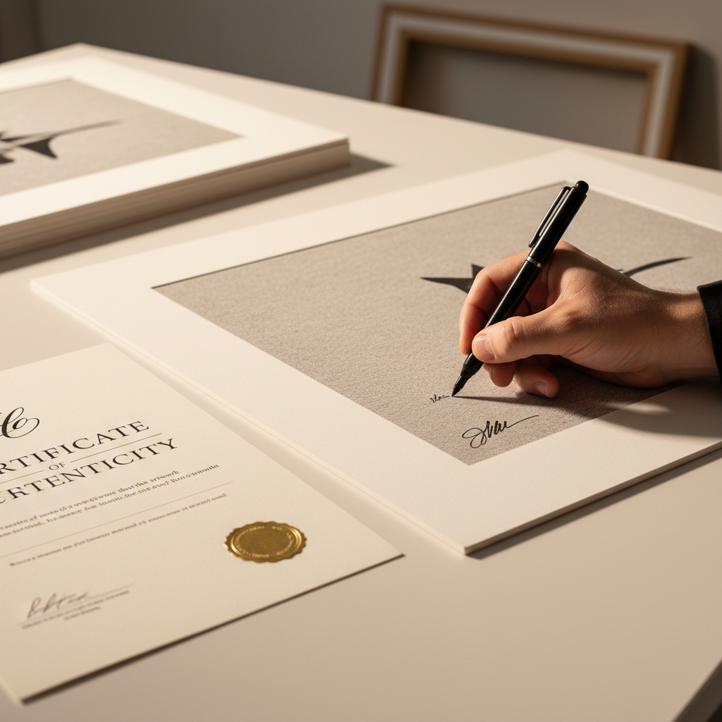 Hand Signature + COA Upgrade