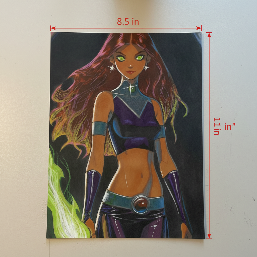 Starfire Print - Dimensions