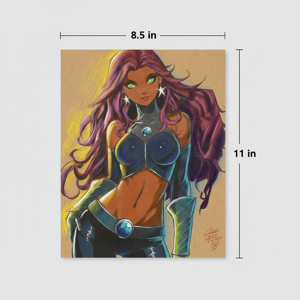 Starfire Print - Dimensions