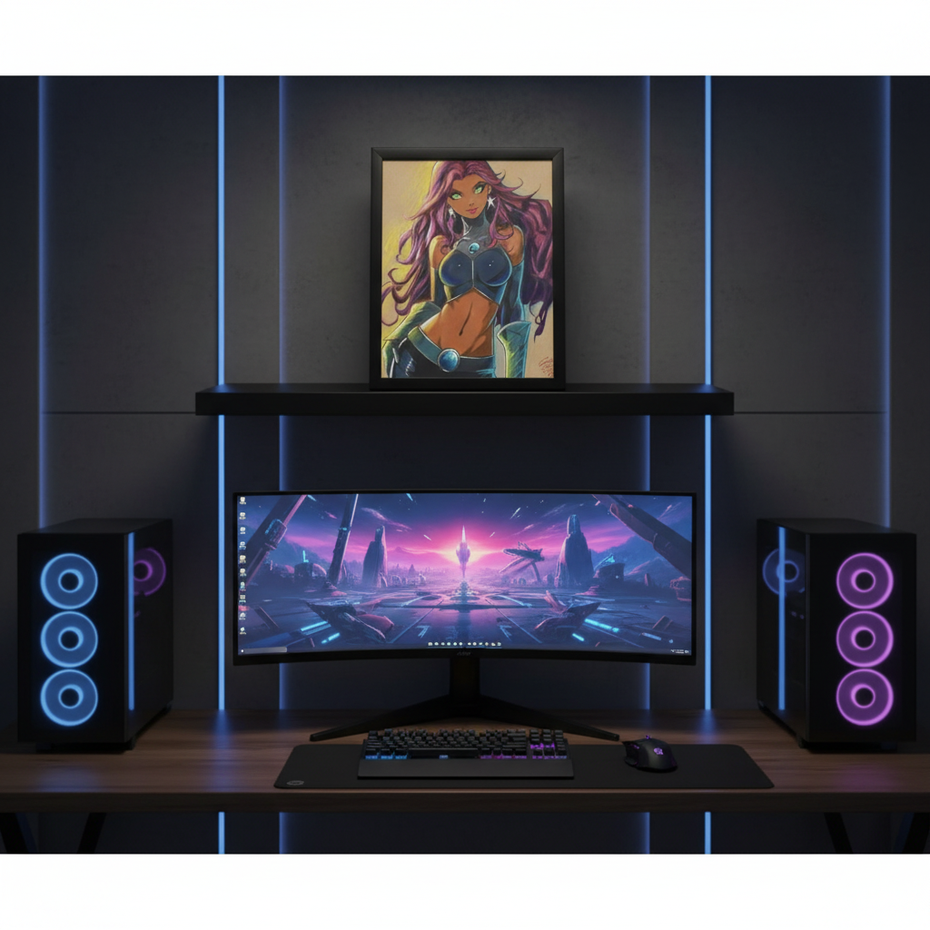 Starfire Print - Luxury Man Cave