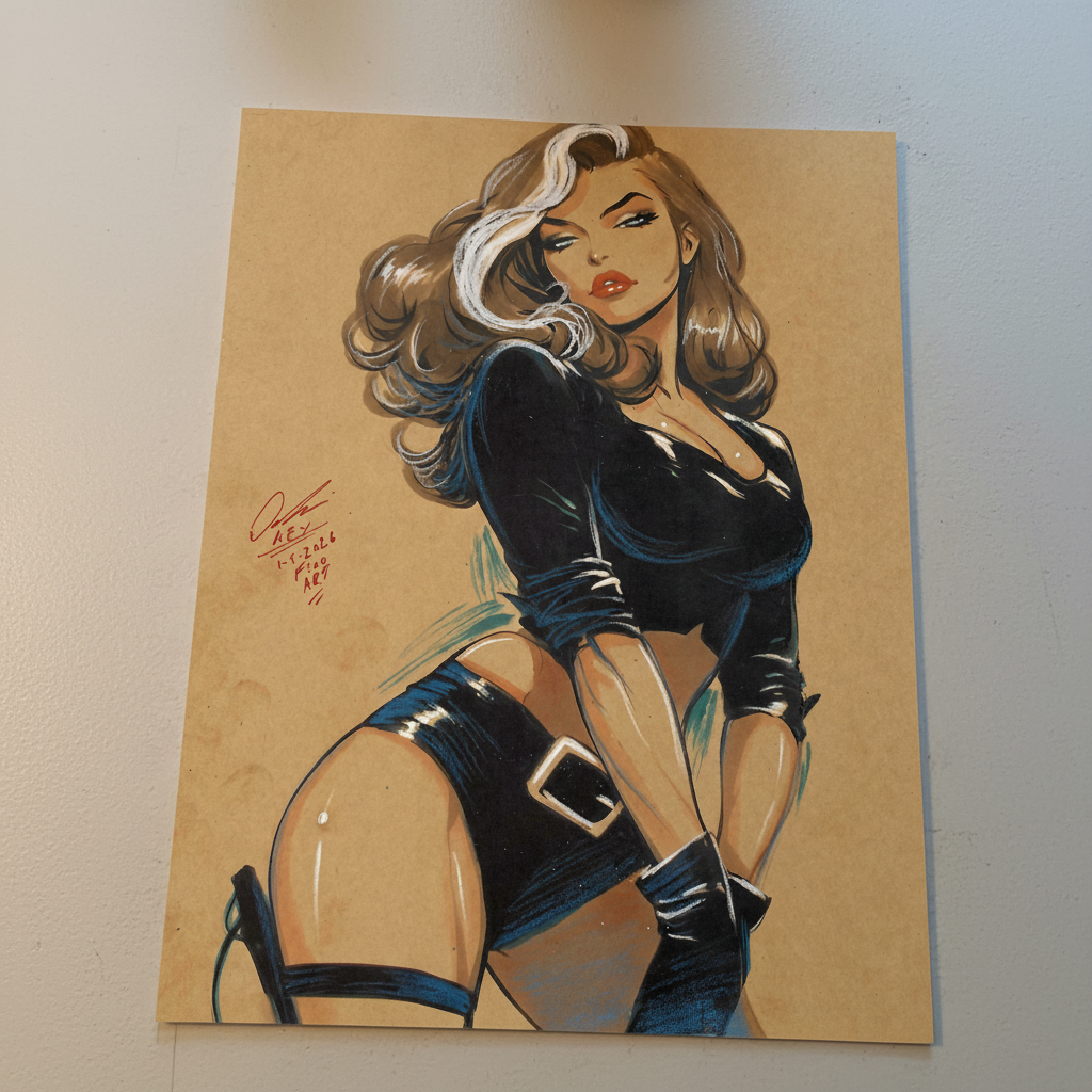 Rogue Art Illustration Hard Signed 8.5x11in Fine Art PRINT