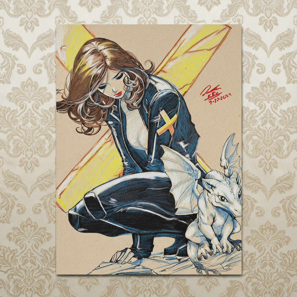 Top Down with Pattern Background