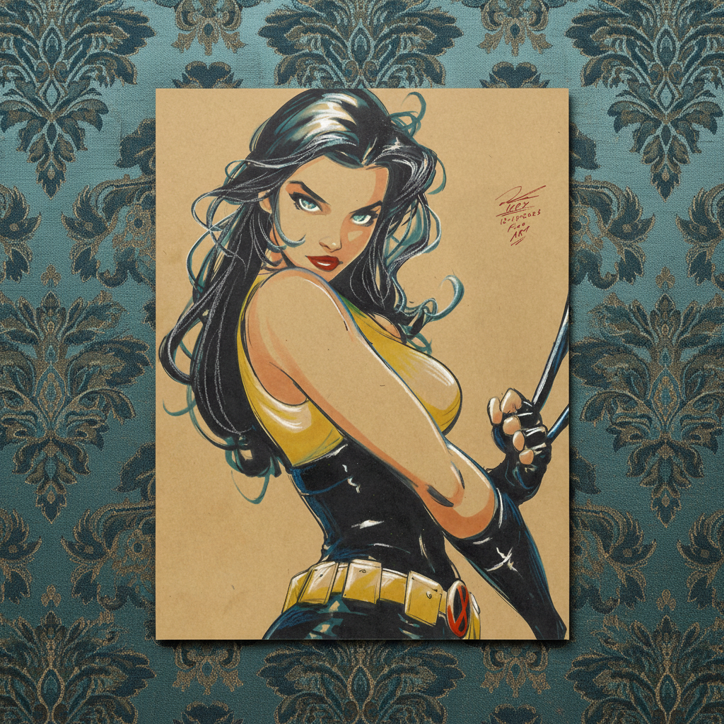 Top Down with Pattern Background