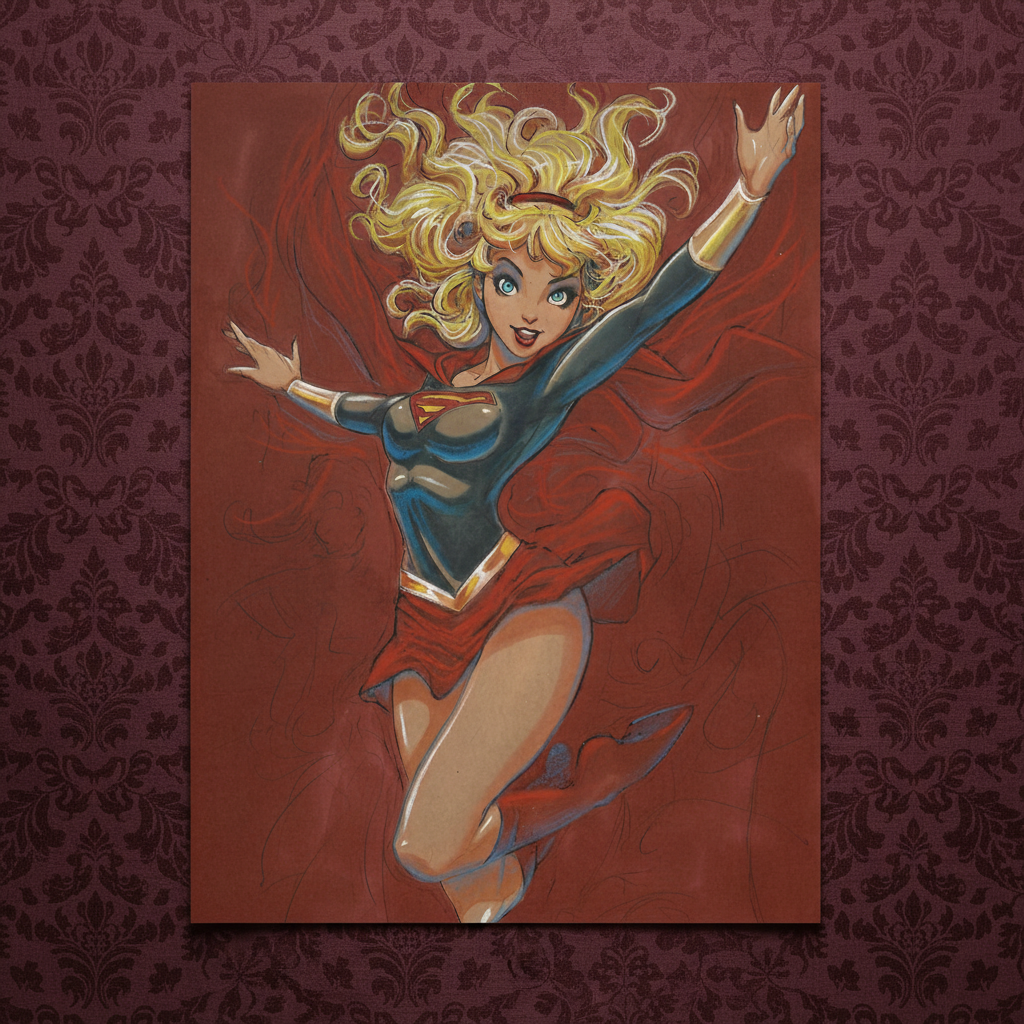 Top Down with Pattern Background