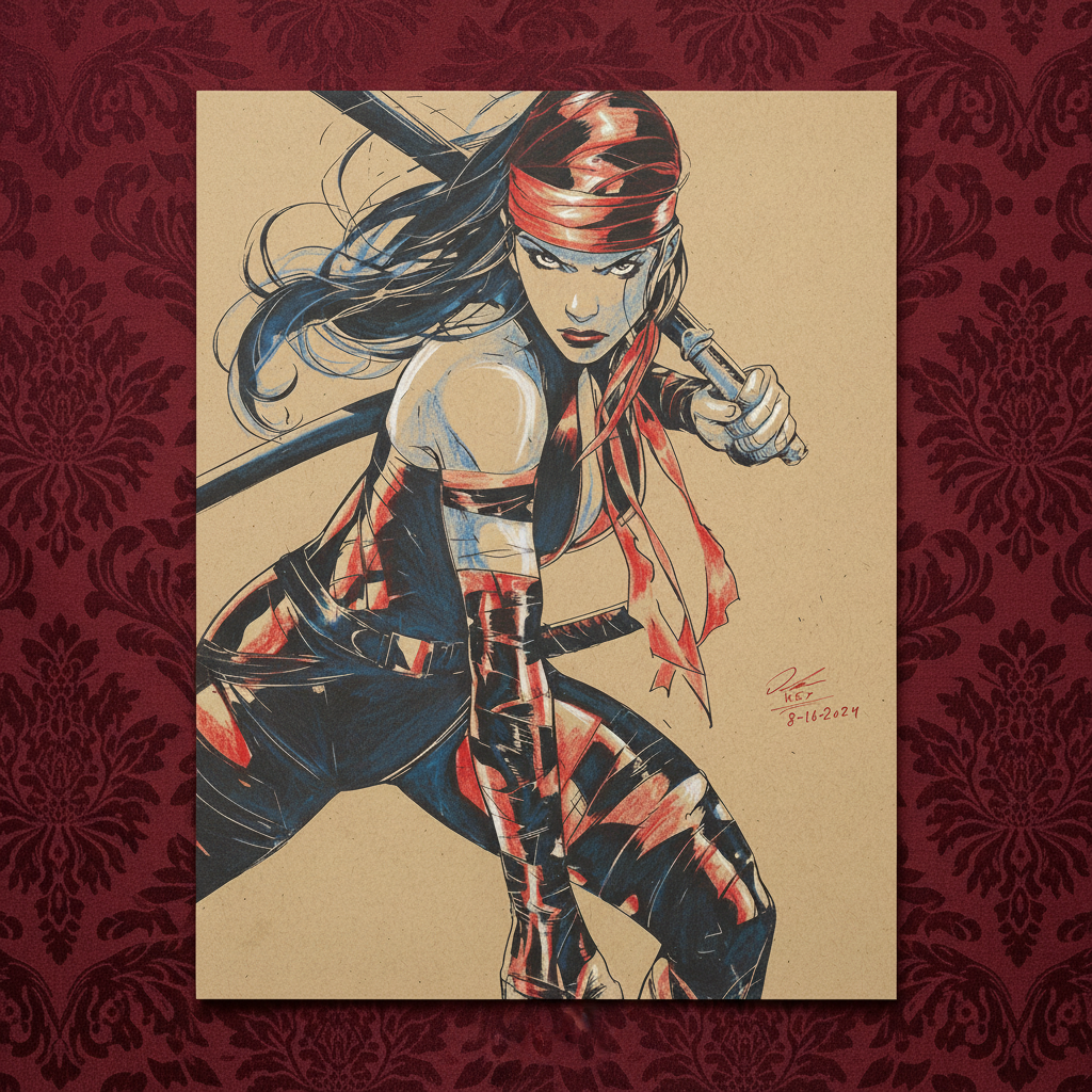 Top Down with Pattern Background