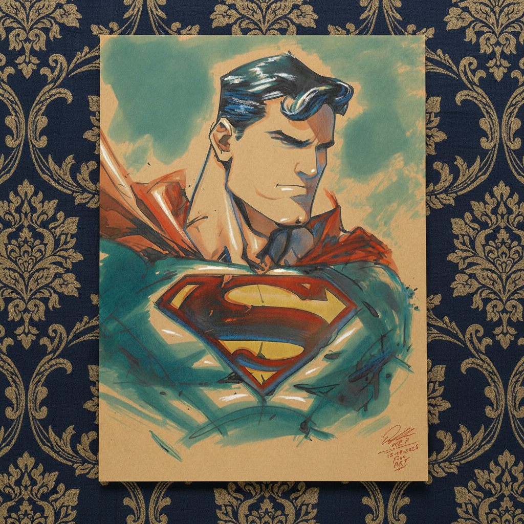 Top Down with Pattern Background