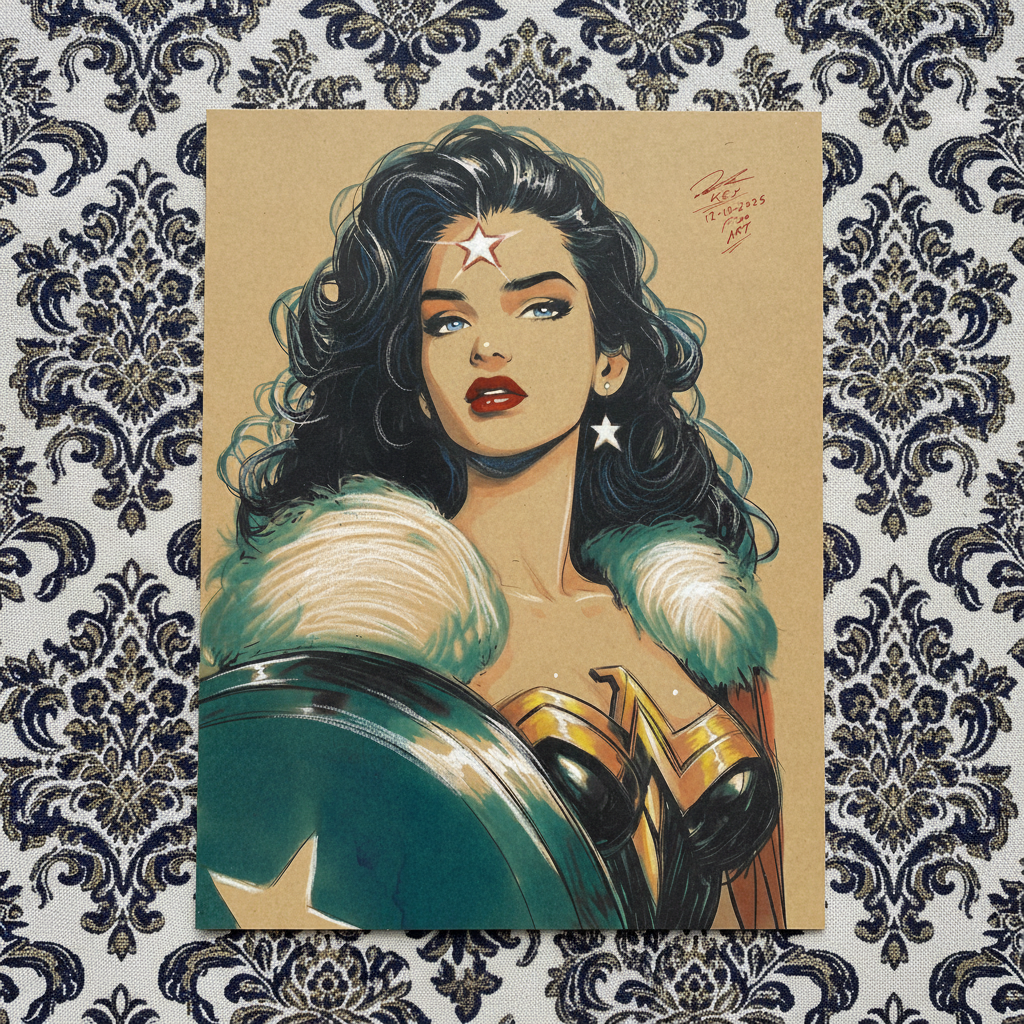 Top Down with Pattern Background