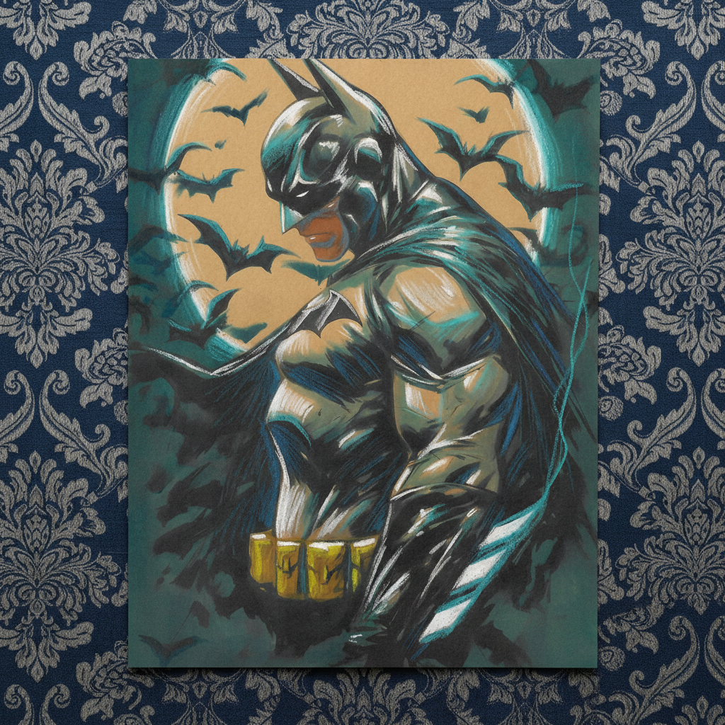 Top Down with Pattern Background