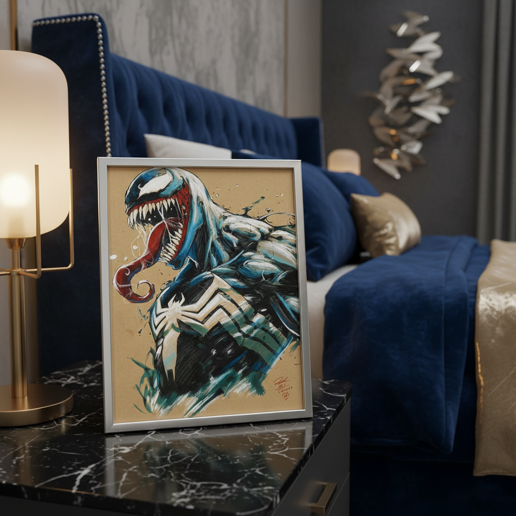 Venom Print - Luxury Bedroom