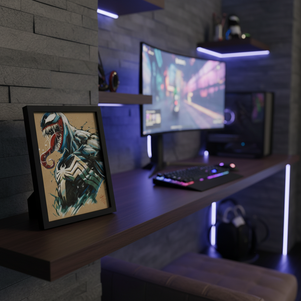 Venom Print - Man Cave (accurate size)